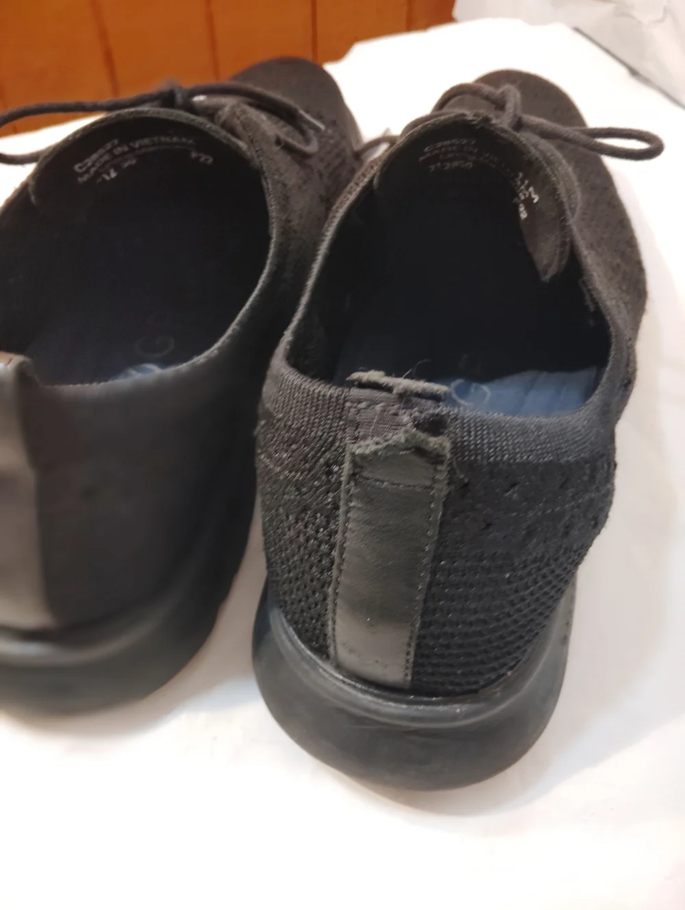 Cole Haan 4.Zerogrand Stitchlite Oxford Shoes Mens Size 11 M Black Knit C28527
